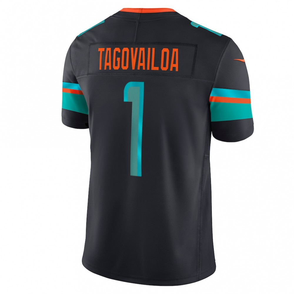 Tua Tagovailoa Miami Dolphins Nike 2025 Rivalries Collection Limited Jersey - Pitch Blue-GridironStore